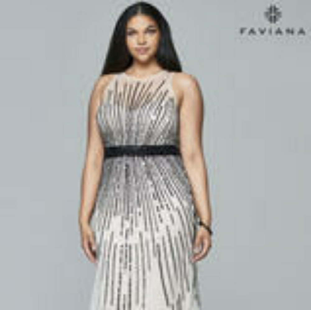 Faviana sleeveless Formal Dress